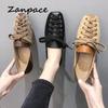 Fashion Personality Women Shoes 2025 Spring Lace-Up Casual Loafers Fashion Soft Square Toe Flats for Women Shoes Black Loafers Women