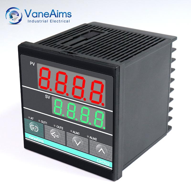 Cyfrowy regulator temperatury PID CH402 CH102 CH702 CH902 Przekaźnik/SSR Podwójne wyjście Termostat Termoregulator 85-265vac 0-400℃