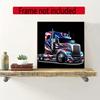 Kenworth Diamond Painting Round Diamond Mosaic Rhinestones Diamond Embroidery Craft Kit Wall Decor Without Frame