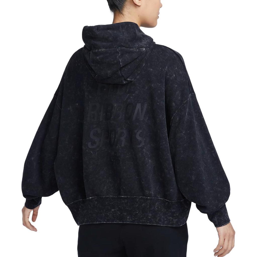 Nike Sportswear Logo Outdoor Casual Pullover Hoodie Women Hoodies Black HQ6039010