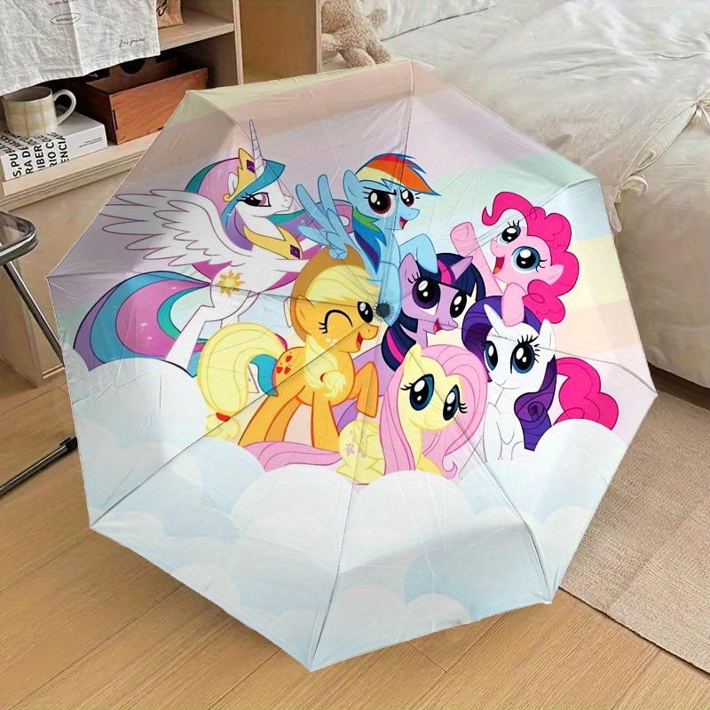 1pc Rainbow Dash, Friendship Themed High-quality Umbrella,Automatic Opening and Closing Umbrella,Multi-functional Umbrella G0811096