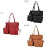 Large Capacity Purse For Women With Magnetic Closure And Soft Pu Material For Daily Use