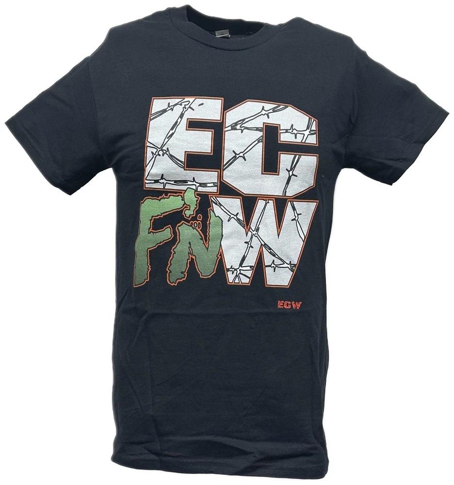 ECW EC FN W Razorwire Unisexs Black Tshirt M