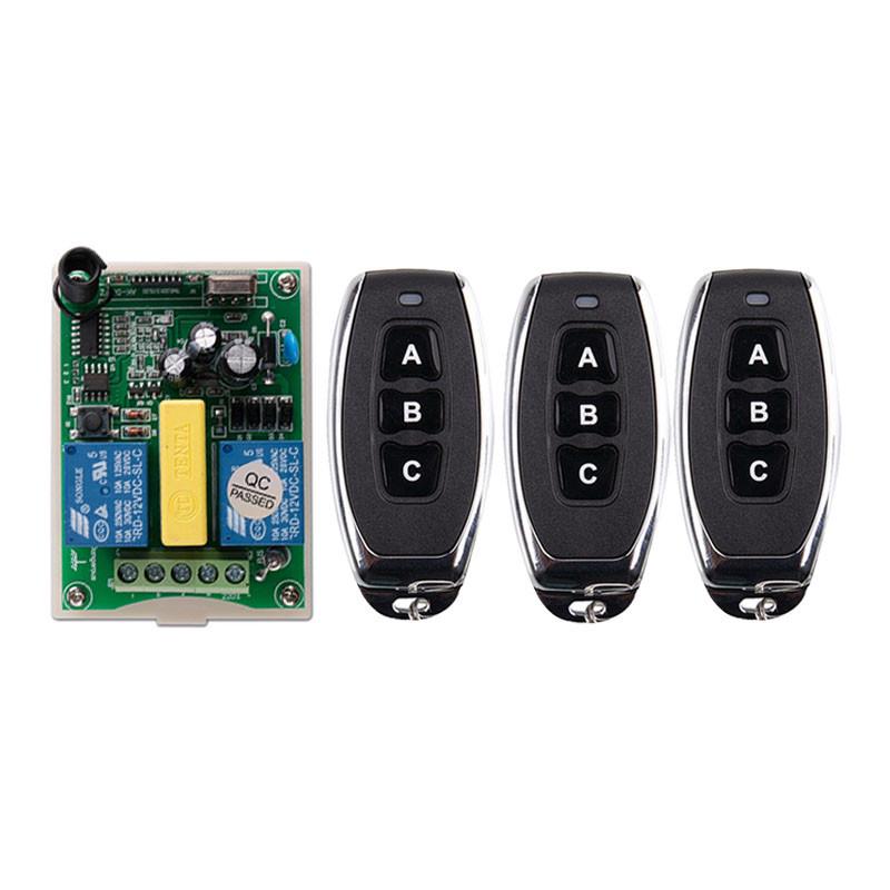 220V Wireless Motor Controller Remote Switch for Rolling Door - Two-Way Control Board 433M