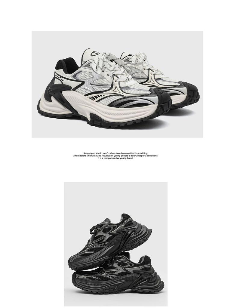 Rattlesnake Dad Sneakers - Retro High-End, Thick Sole, Lightweight & Breathable Summer Casual Shoes for Couples