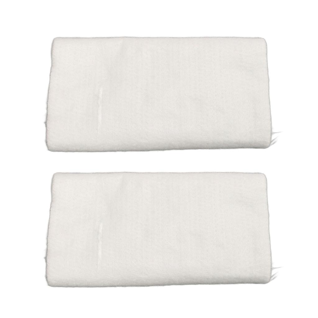 2 Pcs Motorcycle Exhaust Pipe Silencer Cotton Fiberglass 35x25cm Sound Absorbing Packing Cloth