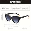 Cat's Eye Sungalsses Women Men Luxury Brand Designer Sun Glasses Ladies Elegant Graident Sexy Sun Glasses Eyewear UV400