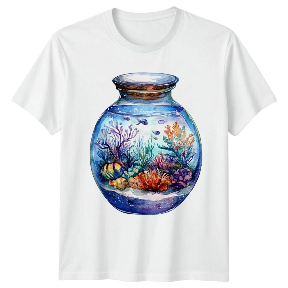 Fantasy Underwater Aquarium TShirt Marine Gift For Him And Her S