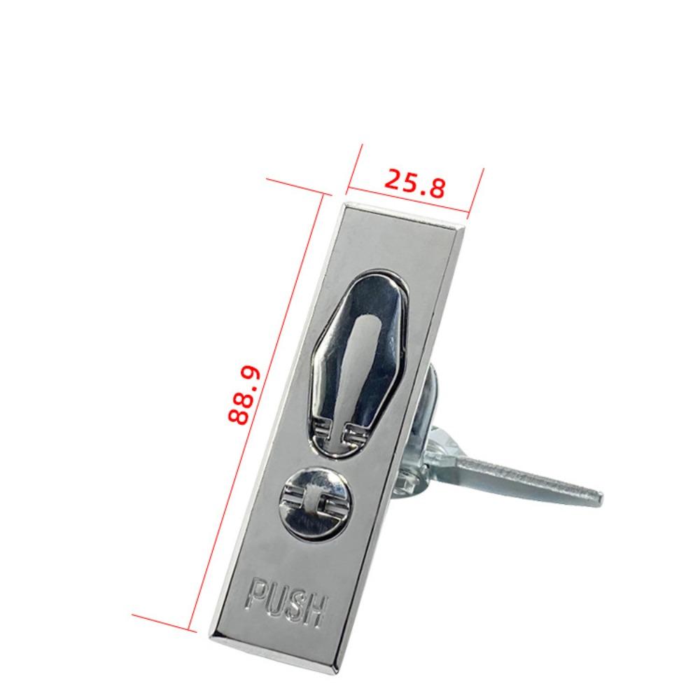 Brushed Flat Lock with Key Distribution Cabinet Door Lock Metering Lock  Distribution Box