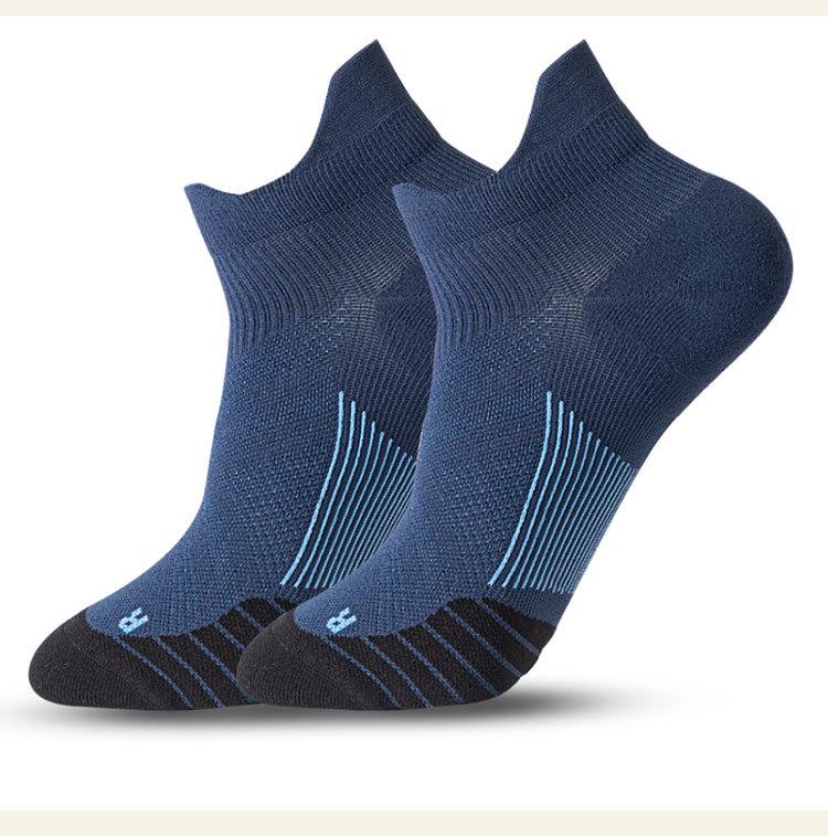 Meikes Antypoślizgowe Oddychające Skarpety Sportowe Męskie - Wygodne Pogrubione Spodnie Frotte Skarpety do Biegania