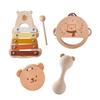 5Pc Set Montessori Toys Baby Music Toys Musical Instrument Wooden Educational Toys Baby 0 3 Years Toys Bear Xylophone Toys Gifts