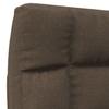 Foldable Floor Chair in Brown Fabric