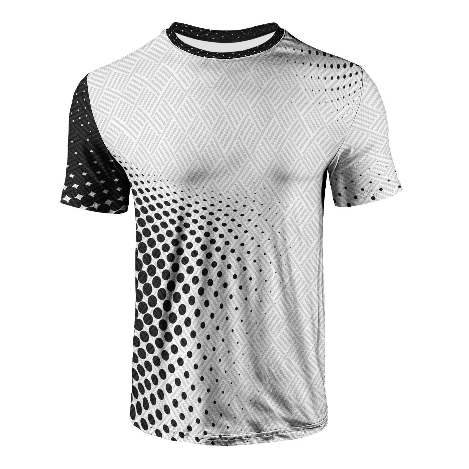 

Инновационная мужская футболка с 3D-полосками и геометрией, летняя уличная футболка с коротким рукавом, хипстерские повседневные топы в стиле Харадзюку 6XL