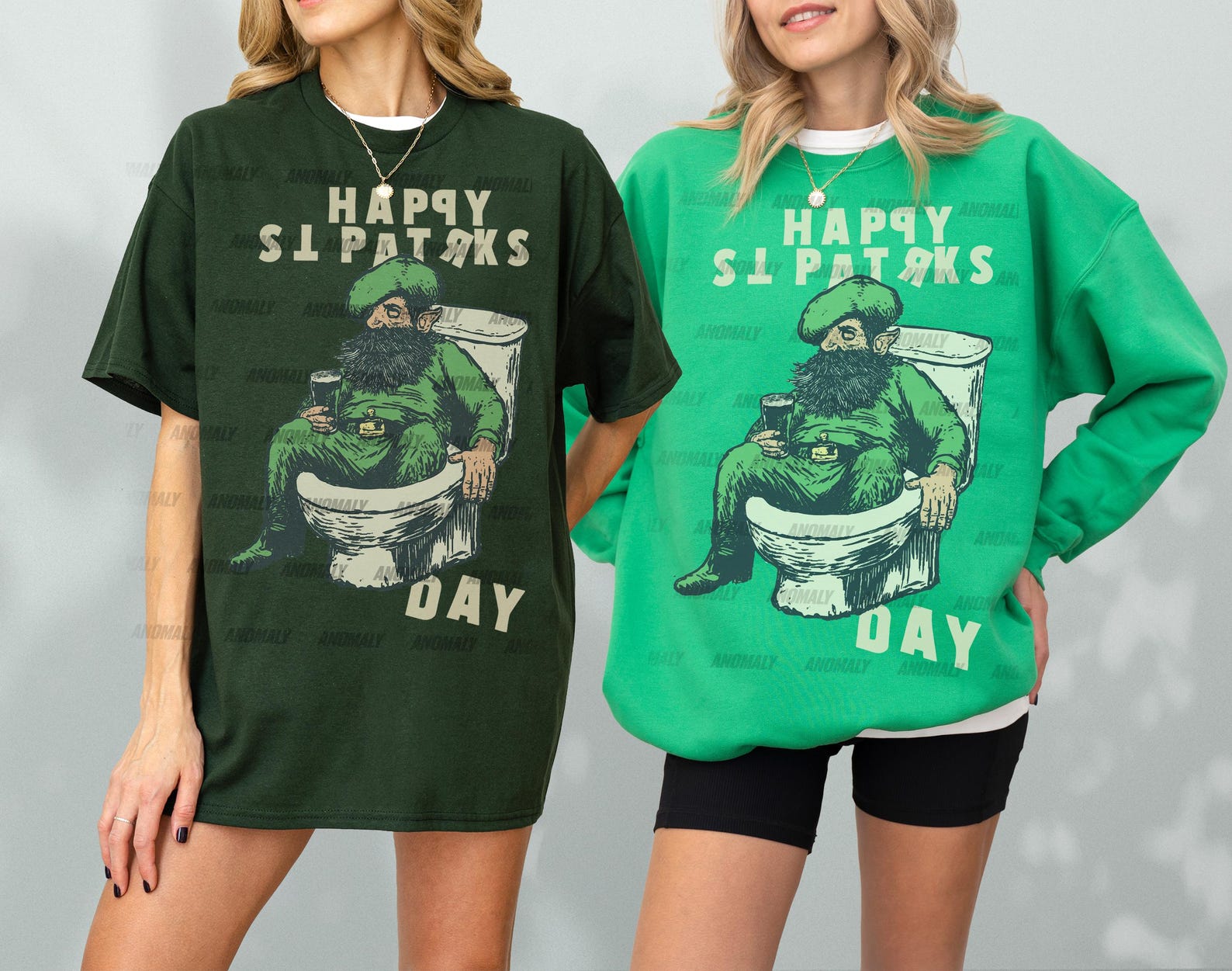 Funny Drunk Leprechaun St. Patrick s Day T-Shirt or Sweatshirt S