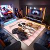 1PC Custom Name Puppy Love Card Theme Floor Mat Ideal for Living Room, Game Rooms, Office, Bedroom,Floor Mat Playful Design