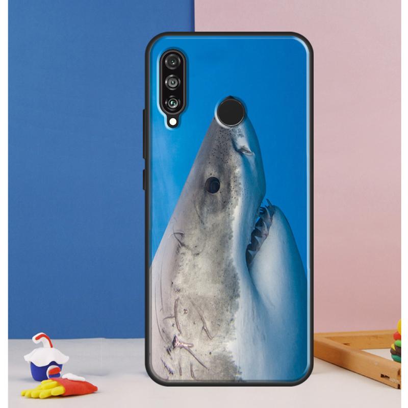 Ocean Shark Tooth Fish Case For Huawei Nova Y70 Y60 Y90 Y61 Y91 Y72 Y73 12s 12i 11i 8i 9 10 SE P30 P40 Lite P60 Pro