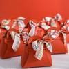 Handbag Shape Party Supplies Bow with  Hand Cookie Packing Box Gift Boxes Candy Box Wedding Favor