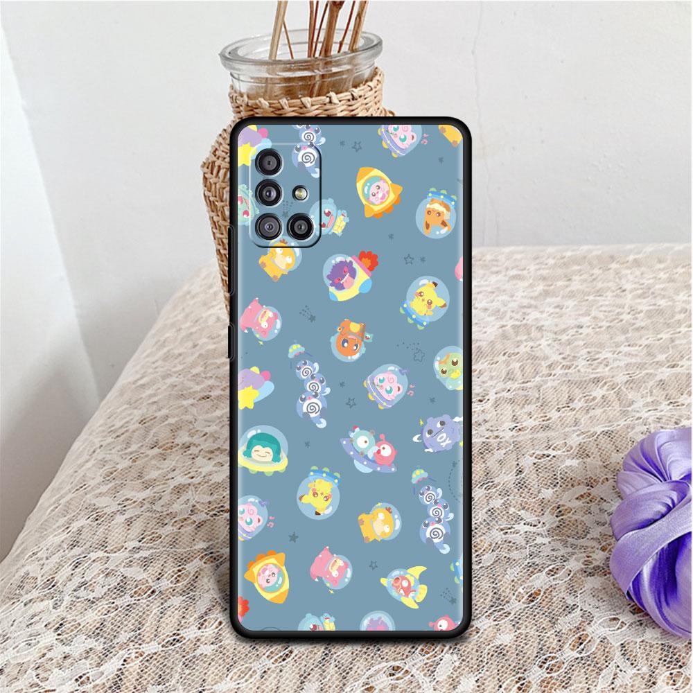 Забавный милый чехол с покемоном для Samsung Galaxy A52 A12 A51 A32 A21s, силиконовый чехол для телефона A71 A22 A31 A13 A73 A53 A41 A11 A02s A23, чехол Samsung A73