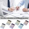 Fun and Functional 12Digit Calculator with Ergonomic Design Mechanical Keyboard Calculator for Accurate Input
