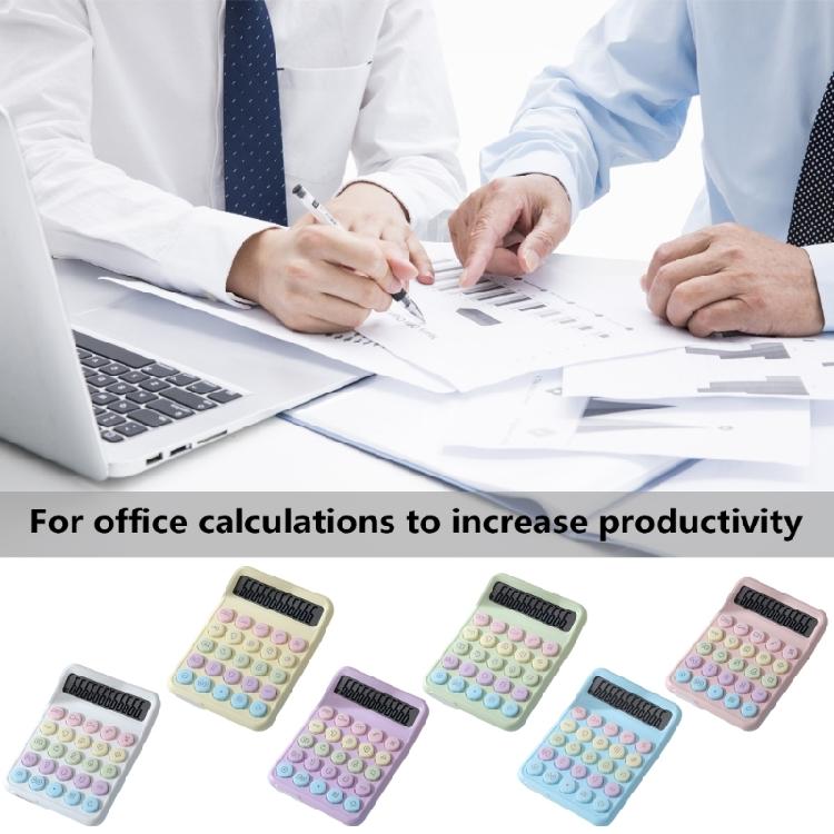 Fun and Functional 12Digit Calculator with Ergonomic Design Mechanical Keyboard Calculator for Accurate Input