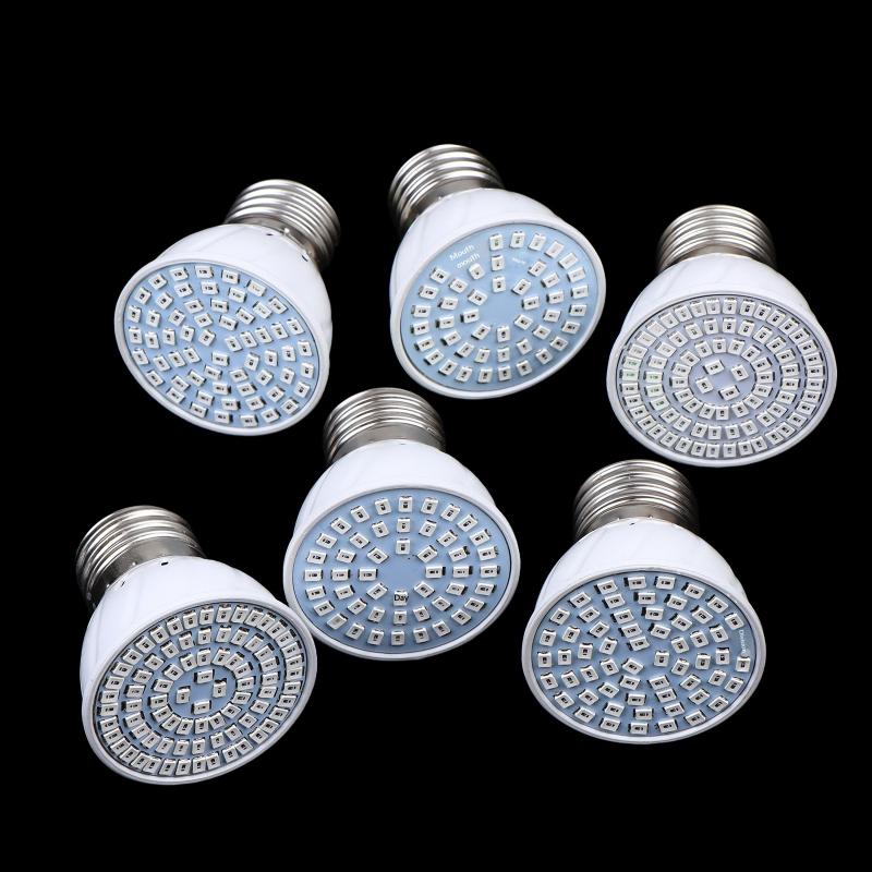 E27 LED Plant Grow Light 110V 220V Hydroponic Growth Light Full Spectrum Indoor Hydroponics Flower Seedling Phyto Lamp