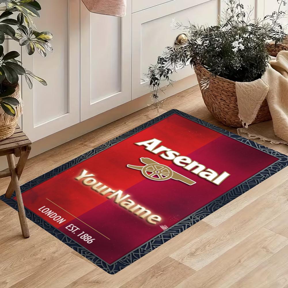 Arsenal Customize Your Name Kitchen Rug Runner Rug Laundry Mat Hallway Entryway The Best Gift Choice
