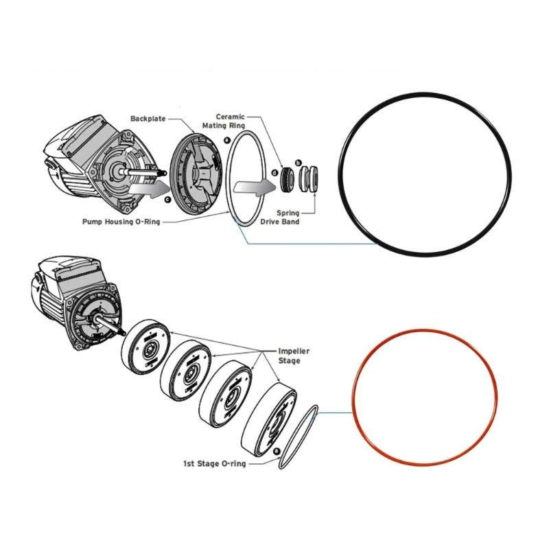 R0723100 Pump Housing Pool Replacement Part Pool Pump Body Plastic Texture Pump Housing Suitable for Pool Circulation