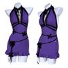 Cosplay Final Fantasy 1 Tifa cos suit Tifa purple dress suit game cosplay suit cosplay