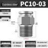Stainless Steel Pneumatic Air Hose Quick Connect Elbow PC4-01/PL6/8/10/12 Connector