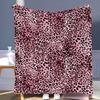 Luxury Grey Black Leopard Print Throw Blanket Cozy Sofa Couch Manta Soft Bed Decorative Blanket For Bedroom Living Room