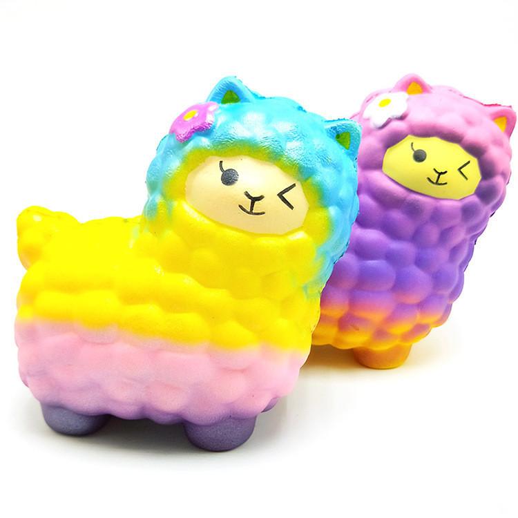 Cartoon Alpaca Stress Relief Toy With Soft Pu Material For Relaxation And Gift Giving