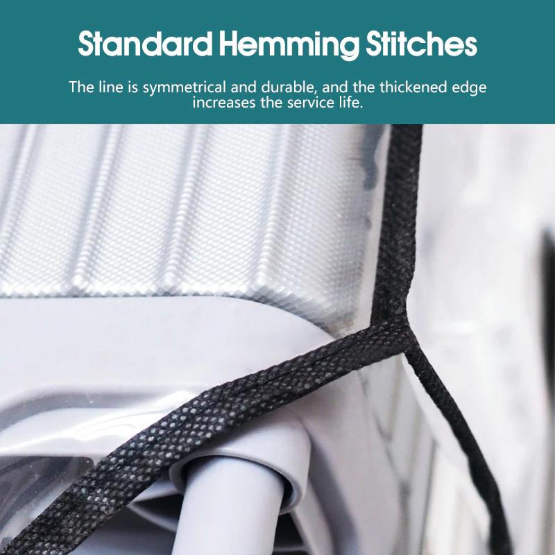 Travel Transparent Luggage Cover Waterproof And Dustproof Pvc Wear Resistant Fits 20-30 Inch Suitcases
