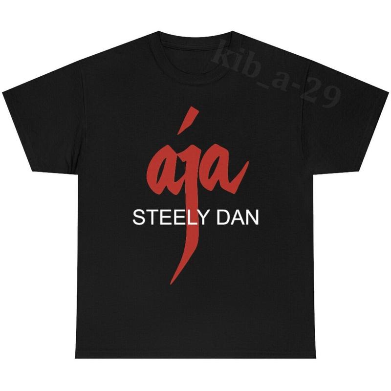 Steely Dan Aja Tributo Anni '90 Look Vintage Maglietta per Fan di Musica S 5xl
