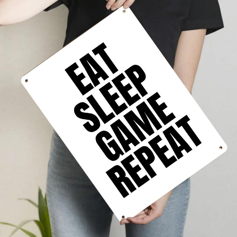 Custom Gaming Metal Tin Sign Wall Art Decor for Bedroom Game Room Gift for Gamers