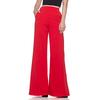 Hochwertige Damen-Hose mit hoher Taille, modisch, solide, lockere, weite, lange Hose, fließende Palazzo-Hose