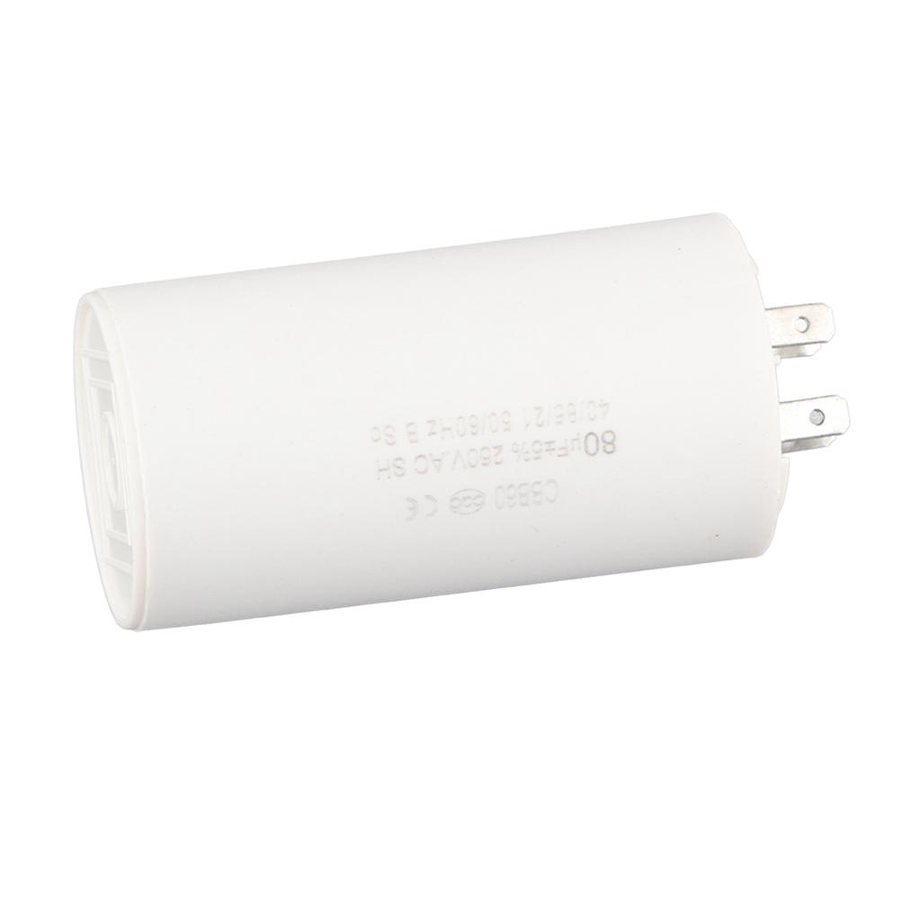 CBB60 Cylinder Shaped Run Capacitor AC 250V 80uF 5060HZ for Motor Pump