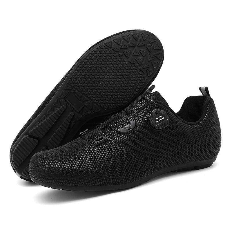 Unisex Cycling Shoes Road Mountain Bike Riding Lightweight Hard Sole Non-Cleat Anti-Slip Trail Shoe