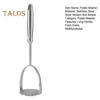 304 Stainless Steel Potato Masher Long Handle Food Grade Multifunctional Manual Carrot Vegetable Food Mashing Tool Kitchen Gadgets