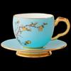 Auratic Madam Porcelain West Lake Blue Cup & Saucer Set