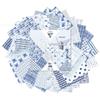 Clairefontaine - Pochette 60 Feuilles Origami 15x15 cm - Shibori Camaieu bleus