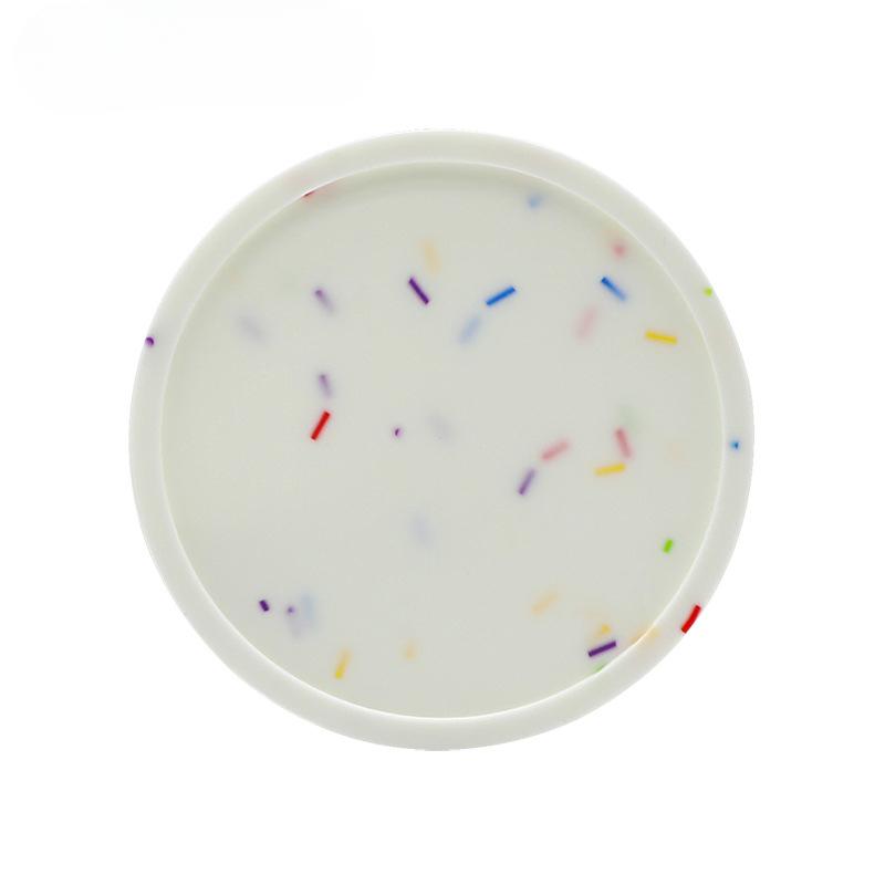 

Силиконовые подставки 10 см, круглые, ярких цветов, мягкие резиновые подставки, утолщенные подставки, крышка в сборе, кронштейн, основание non-luminescence белый