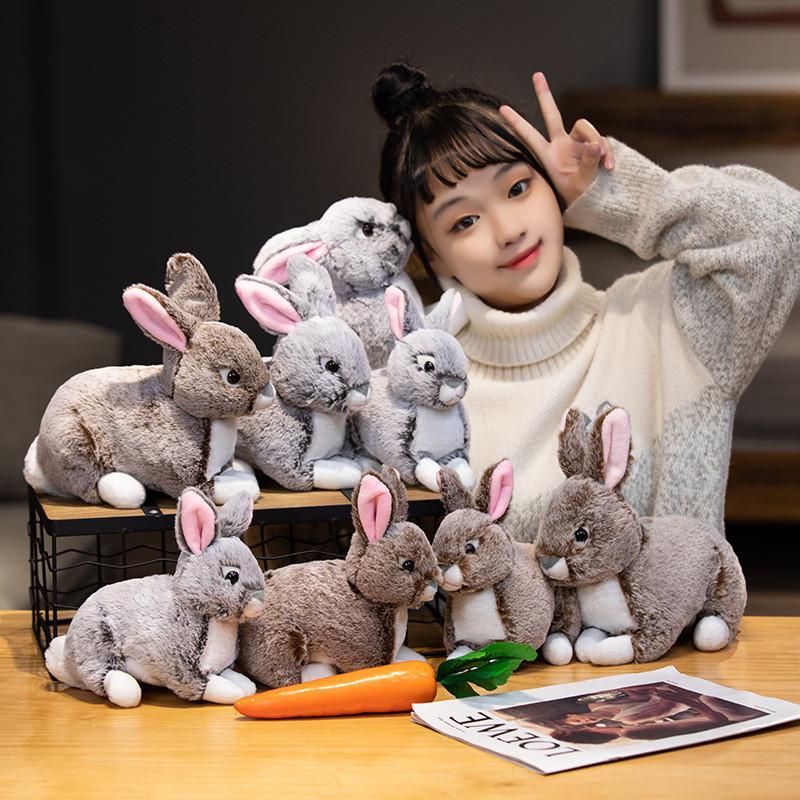 Toy Rabbit Plush Cartoon Stuffed Doll Animal Room Decoration Kids Cute Gift