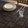 Elegant Black Lace Tablecloth - Durable Polyester, Solid Color, Versatile Shape for Thanksgiving & Holiday Decor, Easy Care, Square Shape