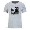 The Dogfather Dog Dad French Bulldog Funny T Shirts Unisex Cotton Harajuku Vintage Tops Tees Tops Eu Size