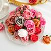 Artificial Flowers Silk Roses Head Home Wedding Dress Decor Festival Party DIY Display Boxes Craft Headdress Hotsale Accessories