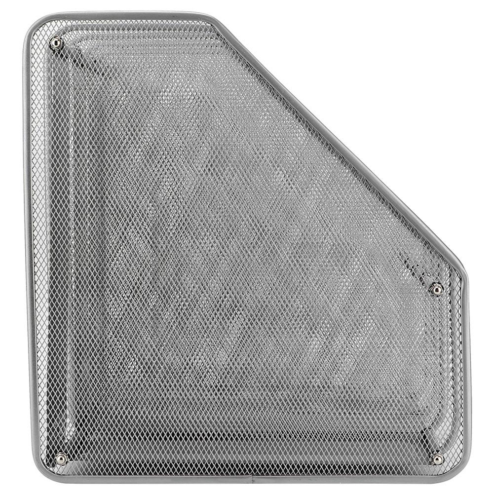 Modern   4-Compartment Desktop Display Rack Magazine File Document Metal  (Black)