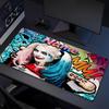 Custom Name Harley Quinn Gamer Large Deskmat Mousepad Playmat Xl Keyboard Mouse Pad Gaming Desk Accessories Anime Pc Extended Pads