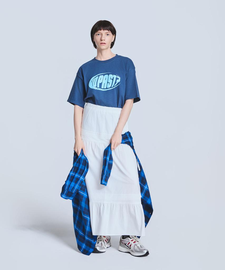 TEN PAST SEVEN Tp7 Printed Short Sleeve T-Shirt - Blue