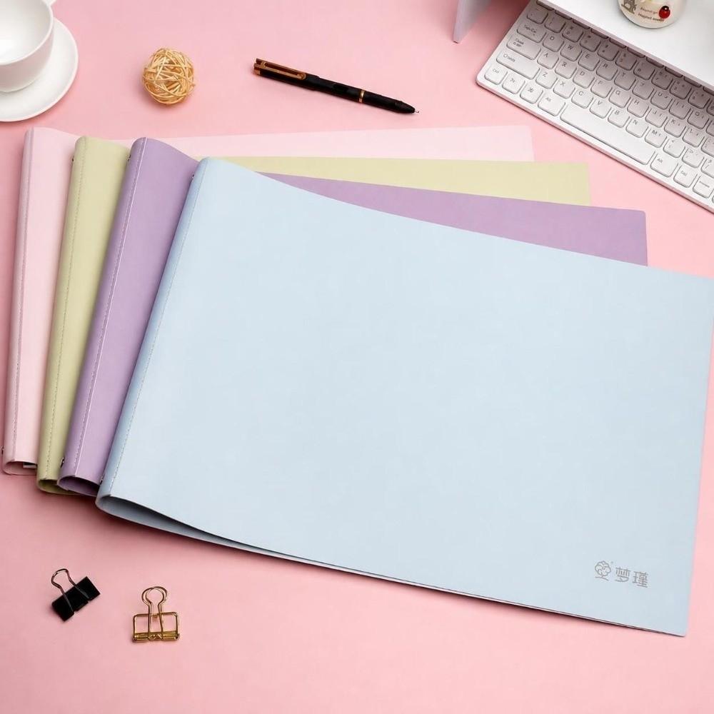 4-Hole Binder A3 Loose Leaf Notebook Soft PU Leather Loose Leaf Journal Students