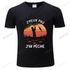I Can Not I Have Fishing T Shirt Vintage Gift For Fisherman EU Size Tee Shirt Crew Necks Crew Neck Top Tees